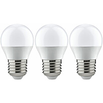 LED-lamppu Paulmann Drop, E27, 250lm, 3.5W, 2700K, opaali, 3kpl