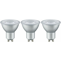 LED-kohdelamppu Paulmann Reflector, GU10, 230lm, 4W, 2700K, alumiini, 3kpl