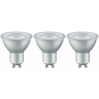 LED-kohdelamppu Paulmann Reflector, GU10, 230lm, 4W, 2700K, alumiini, 3kpl