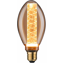LED-lamppu Paulmann Inner Glow Edition Pear Spiral, E27, 230lm, 4W, 1800K, kulta