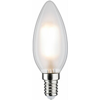 LED-kynttilälamppu Paulmann Candle, E14, 470lm, 5W, 2700K, filamentti, himmennettävä, matta