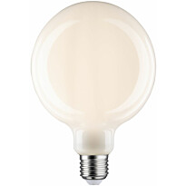 LED-filamenttilamppu Paulmann Globe, G125, E27, 806lm, 7W, 2700K, himmennettävä, opaali