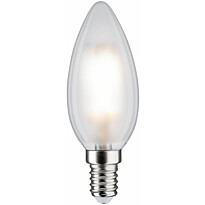 LED-kynttilälamppu Paulmann Candle, E14, 470lm, 5W, 2700K, filamentti, matta, 2kpl