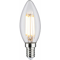 LED-kynttilälamppu Paulmann Candle, E14 806lm, 6.5W, 2700K, filamentti, kirkas