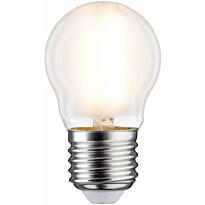 LED-filamenttilamppu Paulmann Drop, E27, 800lm, 6.5W, 2700K, himmennettävä, matta