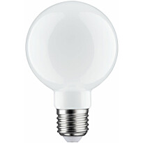 LED-filamenttilamppu Paulmann Globe, G80, E27, 806lm, 7.5W, 2700K, himmennettävä, opaali