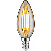 LED-kynttilälamppu Paulmann Vintage Edition Candle, E14, 430lm, 4.7W, 2500K, himmennettävä, kulta