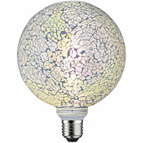 LED-lamppu Paulmann Miracle Mosaic Edition Globe, G125, E27, 470lm, 5W, 2700K, himmennettävä, eri värejä