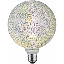 LED-lamppu Paulmann Miracle Mosaic Edition Globe, G125, E27, 470lm, 5W, 2700K, himmennettävä, eri värejä