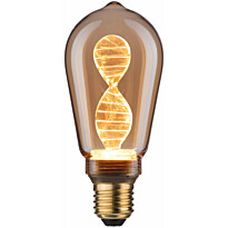 LED-lamppu Paulmann Inner Glow Edition Corn Helix, E27, 180lm, 3.5W, 1800K, kulta