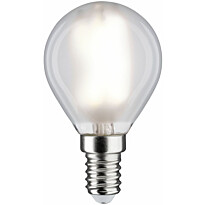 LED-filamenttilamppu Paulmann Drop, E14, 470lm, 4.8W, 4000K, matta