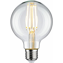 LED-filamenttilamppu Paulmann Globe, G80, E27, 806lm, 7.5W, 2700K, kirkas