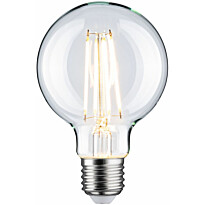 LED-filamenttilamppu Paulmann Globe, G80, E27, 806lm, 7.5W, 2700K, himmennettävä, kirkas