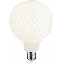 LED-filamenttilamppu Paulmann Lampion Globe, G125, E27, 400lm, 4.3W, 3000K, himmennettävä, valkoinen kenno