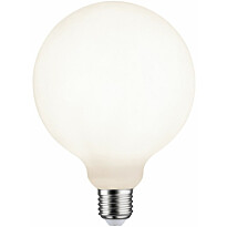 LED-filamenttilamppu Paulmann Lampion Globe, G125, E27, 400lm, 4.3W, 3000K, himmennettävä, valkoinen