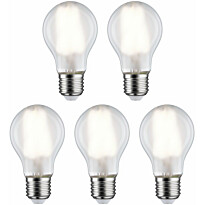 LED-filamenttilamppu Paulmann Pear, E27, 806lm, 7W, 4000K, matta, 5kpl