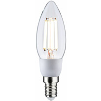 LED-kynttilälamppu Paulmann Eco-Line Candle, E14, 525lm, 2.5W, 4000K, filamentti, kirkas