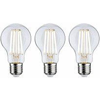 LED-filamenttilamppu Paulmann Eco-Line Pear, E27, 840lm, 4W, 3000K, kirkas, 3kpl