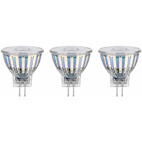 LED-kohdelamppu Paulmann Reflector, GU4, 345lm, 4.2W, 2700K, hopea, 3kpl