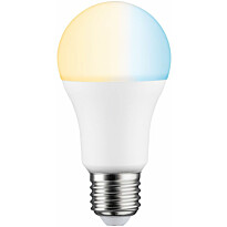 LED-älylamppu Paulmann Smart Home Zigbee Pear, E27, 820lm, 9W, 2700K, säädettävä värilämpötila, himmennettävä, matta