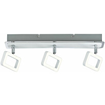 Spottivalaisin Paulmann Frame, 3000K, 3-osainen, mattavalkoinen/kromi