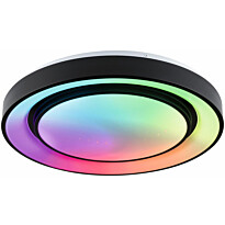 LED-kattovalaisin Paulmann Rainbow, RGBW+, 1500lm, 38.5W, himmennettävä, musta/valkoinen