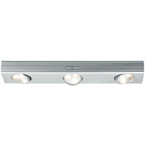 LED-työpistevalaisin Paulmann Batterie Jiggle, 30x6cm, 3x22lm, 3000K, himmennettävä, mattakromi