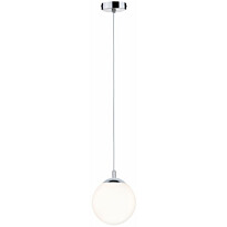 Riippuvalaisin Paulmann Globe, IP44, E27, himmennettävä, kromi
