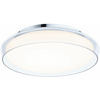 LED-kattovalaisin Paulmann Luena, 35cm, IP44, 3000K, kromi