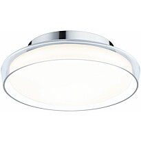 LED-kattovalaisin Paulmann Luena, 25cm, IP44, 3000K, kromi