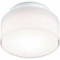 LED-kattovalaisin Paulmann Maro Round, IP44, 3000K, valkoinen