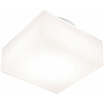 LED-kattovalaisin Paulmann Maro Square, IP44, 3000K, valkoinen