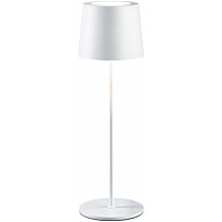 LED-pöytävalaisin Paulmann Gilo 35cm USB-ladattava IP44 2700K himmennettävä