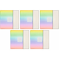 Upotettava LED-seinävalaisinsarja Paulmann LumiTiles, 5 valaisinta, Smart Home Zigbee 3.0, IP44, 10x10cm, RGBW+, himmennettävä, valkoinen