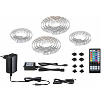 LED-valonauha Paulmann MaxLED 250 TV Comfort, aloituspakkaus, 4.3m, 22W, 234lm/m, 28LEDs/m, RGBW+, 24VA