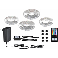 LED-valonauha Paulmann MaxLED 250 TV Comfort, aloituspakkaus, 5.1m, 25.5W, 230lm/m, 28LEDs/m, RGBW+, 36VA