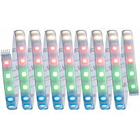 LED-valonauha Paulmann MaxLED 500, Smart Home Zigbee 3.0, aloituspakkaus, 3m, IP44, 27W, 350lm/m, 60LEDs/m, RGBW+, 60VA