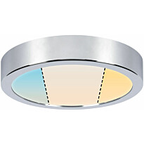 LED-paneeli Paulmann Aviar, IP44, 22cm, 13W, 1050lm, säädettävä värilämpötila, kromi