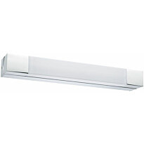 LED-peilivalaisin Paulmann Quasar, 44cm, IP44, 3000K, kromi/valkoinen