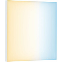 LED-paneeli Paulmann Velora, Smart Home Zigbee 3.0, 29.5x29.5cm, 10.5W, säädettävä värilämpötila, himmennettävä, mattavalkoinen