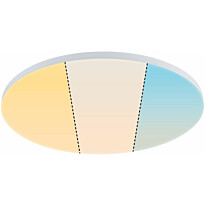 LED-paneeli Paulmann Velora, Ø60cm, 38W, säädettävä värilämpötila, valkoinen