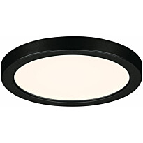 Upotettava LED-paneeli Paulmann VariFit Areo, IP44, Ø118mm, 6.5W, 3000K, musta