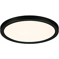 Upotettava LED-paneeli Paulmann VariFit Areo, IP44, Ø175mm, 13W, 3000K, musta