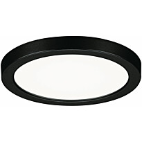 Upotettava LED-paneeli Paulmann VariFit Areo, IP44, Ø118mm, 6.5W, 4000K, musta