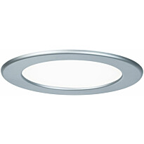 Upotettava LED-paneeli Paulmann, IP44, Ø17cm, 12W, 4000K, mattakromi