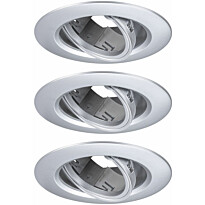 LED-alasvalo Paulmann Ø90mm kääntyvä 30° GU10 max. 10W upotettava, eri vaihtoehtoja