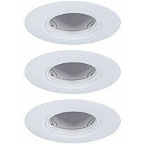 LED-alasvalo Paulmann Ø90mm GU10 max. 10W upotettava, eri vaihtoehtoja