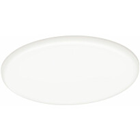 Upotettava LED-paneeli Paulmann Veluna, IP44, Ø18.5cm, 17.5W, 4000K, satiini