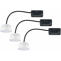 LED-valonlähde Choose-valaisimiin Paulmann, 3kpl, Ø50mm, 6W, 470lm, 2700K, satiini