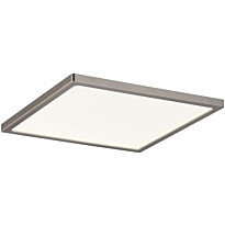 Upotettava LED-paneeli Paulmann Areo, IP44, 18x18cm, 11W, 3000K, himmennettävä, mattanikkeli